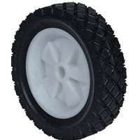 Martin Wheel 875P-OF Semi-Pneumatic Lawn Mower Wheel, Plastic/Rubber
