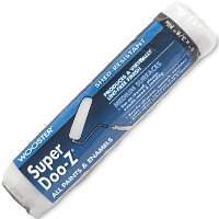 WOOSTER R203-9 Paint Roller Cover, 3/4 in Thick Nap, Fabric Cover, White