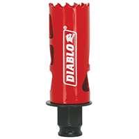 Diablo DHS1125 High Performance Hole Saw, 3/8 in Arbor, 2-3/8 in D Cutting, Bi-Metal Cutting Edge