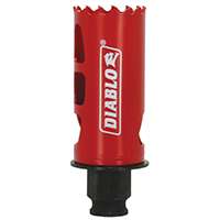 Diablo DHS1250 High Performance Hole Saw, 3/8 in Arbor, 2-3/8 in D Cutting, Bi-Metal Cutting Edge