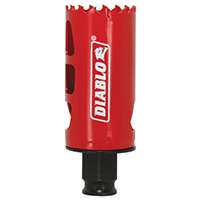 Diablo DHS1375 High Performance Hole Saw, 3/8 in Arbor, 2-3/8 in D Cutting, Bi-Metal Cutting Edge