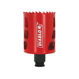Diablo DHS2125 High Performance Hole Saw, 3/8 in Arbor, 2-3/8 in D Cutting, Bi-Metal Cutting Edge