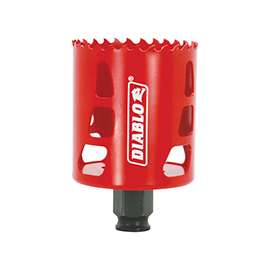 Diablo DHS2375 High Performance Hole Saw, 3/8 in Arbor, 2-3/8 in D Cutting, Bi-Metal Cutting Edge
