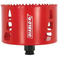 Diablo DHS4000 High Performance Hole Saw, 3/8 in Arbor, 2-3/8 in D Cutting, Bi-Metal Cutting Edge