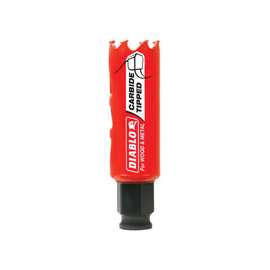 Diablo DHS1000CT High Performance GP Hole Saw, 3/8 in Arbor, 2-3/8 in D Cutting, Carbide Cutting Edge