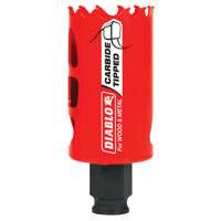 Diablo DHS1500CT High Performance GP Hole Saw, 3/8 in Arbor, 2-3/8 in D Cutting, Carbide Cutting Edge