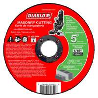 Diablo DBD050063101C Cut-Off Wheel, Aluminum Oxide, 5 in Dia