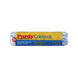 Purdy Colossus 144630094 Paint Roller Cover, Latex, Oil-Based Paint, 3/4 in Thick Nap, 1-1/2 in Core, Polyamide Cover