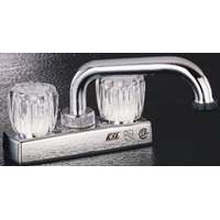 Boston Harbor Non-Metallic Laundry Faucet, 2 Handle, 7.48 In L X 6.3 In W X 7.87 In H, Chrome