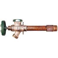 Arrowhead Brass 425-08QTLF/425-08 Anti-Siphon, Frost-Free, Lead-Free, Quick-Turn Wall Hydrant, 1/2, 3/4 x 3/4 in