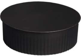 7" BLK Crimp Tee Cap