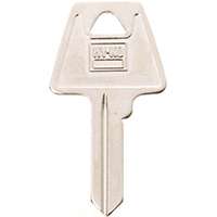 Hy-Ko 11010AM6 Key Blank, Brass, Nickel Plated