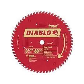 Diablo D0860S Circular Saw Blade, 8-1/2 in Dia, Carbide Cutting Edge, 5/8 in Arbor, Steel