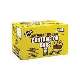 Trash Can Liners with Recycled Plastic, 33 gal, 2.5 mil, 33 X 40, Black