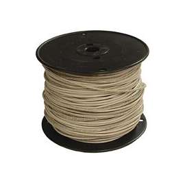 Southwire 12WHT-STRX500 Single-Ended Building Wire, 12 AWG, 500 ft L, White Nylon Sheath