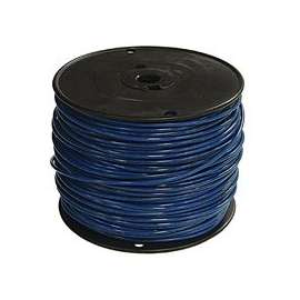 Southwire 12BLU-STRX500 Stranded Building Wire, 12 AWG, 500 ft L, Blue Nylon Sheath