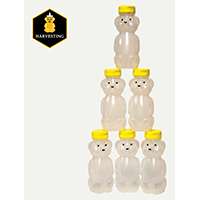 JAR HONEY BEAR 8OZ EMPTY 6PACK
