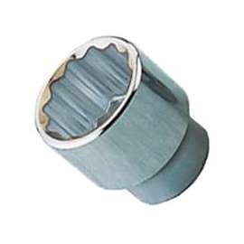 Vulcan Socket, 3/4 In Drive, 1-13/16 In, 12 Point, Chrome Vanadium Steel, Chrome