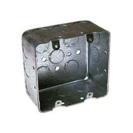 RACO 680 Switch Box, Square, Steel, Gray