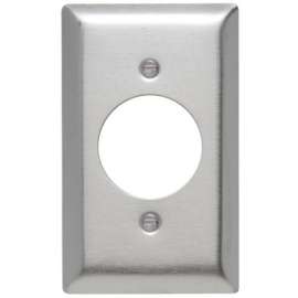 1G 1.576" SS Wall Plate