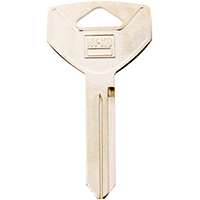 HY-KO 11010Y154 Key Blank, Brass, Nickel, For Chrysler Vehicle Locks