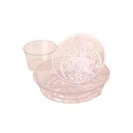 Gardener's Blue Ribbon VS4VUS Planter Saucer, Vinyl, Clear