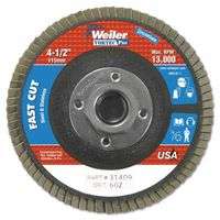 4-1/2" x 5/5-11" A, Abrasive Flap Disc, Flat, Phenolic Backing, 6 oz