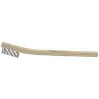 Small Hand Scratch Brushes, 6 1/2", 4X15 Rows, Black Nylon Wire, Plastic Handle