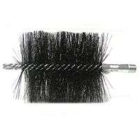 4" Double Spiral Flue Brush, .012 Steel Fill