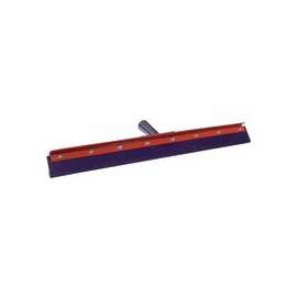 Floor Squeegees, 24 in, Black Rubber, Straight