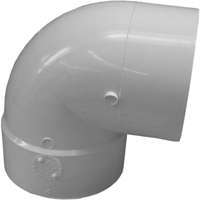 GENOVA 400 Series 42966 Street Pipe Elbow, 6 in Hub Spigot, 90 deg