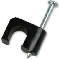 GB PCC-1525 Clip-On, Coaxial, Low Voltage Cable Staple, Polyethylene, Pack