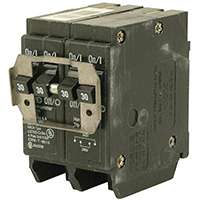 Cutler-Hammer BQ230230 Quadplex, Type BQ Circuit Breaker with Rejection Tab, 120/240 V, Thermal Magnetic Trip