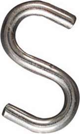 1-1/2 SS Open S Hook