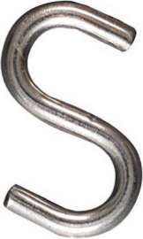 2" SS Open S Hook
