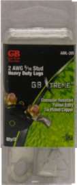2PK 6AWG 1/4" HD Lug