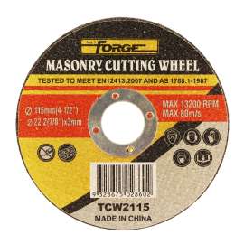 Cutting Wheel Masonry 4-1/2"(115mm) x 3 x 22.2mm,silicon carbide,reinforced double wire mesh,