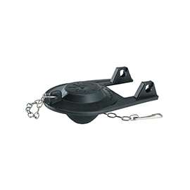 Korky 0054BP Toilet Flapper, Rubber, Black