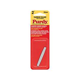 Purdy 900225 Scraper Blade, 2 in W Blade, Tungsten Carbide Blade