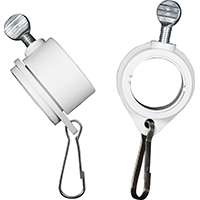 Valley Forge 28219 Rotating Flag Mounting Ring, PVC, For 1 in Dia Flag Poles