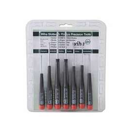Precision Tool Sets, Phillips; Slotted, 7 Piece