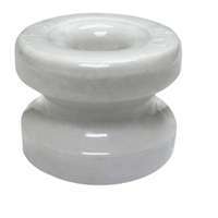 Zareba WP36/05820-96 Large Corner Insulator with Washer, 1-3/4 in W, Ceramic, White