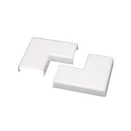 Legrand Wiremold NMW6 Non-Metallic Raceway Flat Elbow, Plastic, White