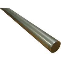 K & S 7140 Round Rod, 36 in L, 1/4 in Dia, Stainless Steel