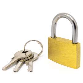 Dorlok Standard Shackle Brass Padlock 1" (25mm)