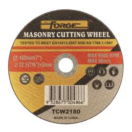 Cutting Wheel Masonry 7"(180mm) x 3 x 22.2mm,silicon carbide,reinforced double wire mesh,