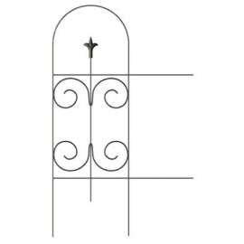 32x8 BLK Fold Fence