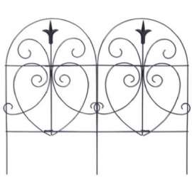 18x8BLK Roman FoldFence