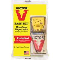 Victor Easy Set M035 Reusable Mouse Trap, Wood