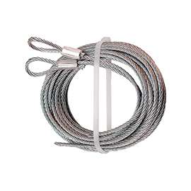Prime-Line GD 52100 Aircraft Cable, 12 in L, 1/8 in Dia, Carbon Steel